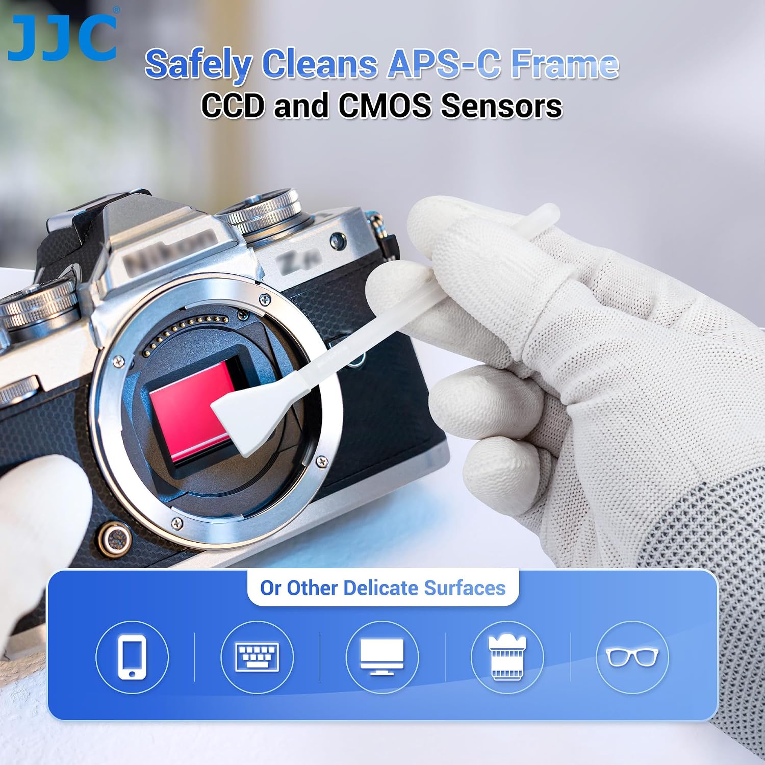 12pcs APS-C CMOS Sensor Cleaning Swabs 16mm for DSLR Mirrorless Camera - Image 3